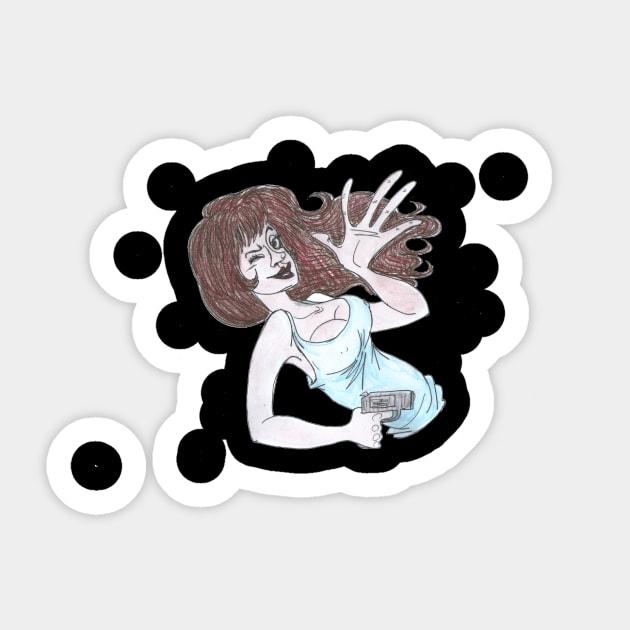 Mine Fujiko Sticker by giuliadrawsstuff